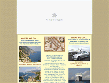 Tablet Screenshot of amalficoastdrivers.com